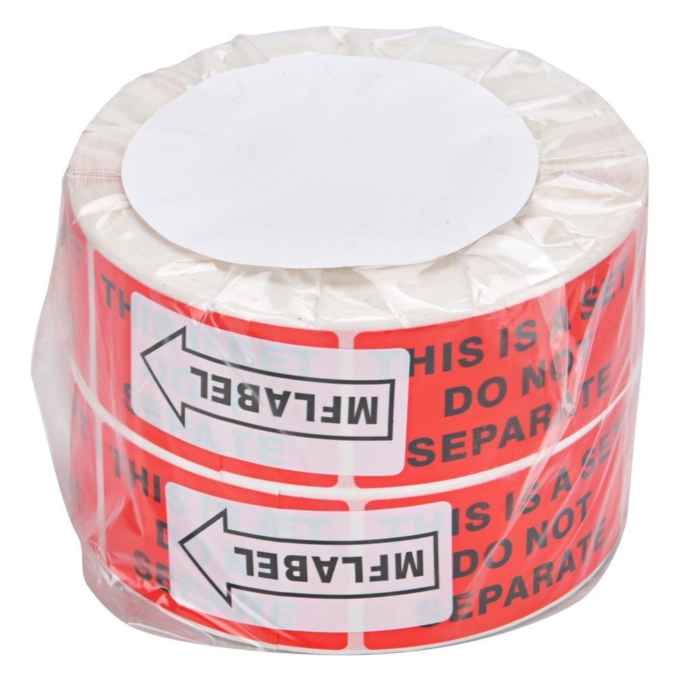 500/Roll 1"x2" Warning Labels This is a Set Do Not Separate Stickers for Bundle