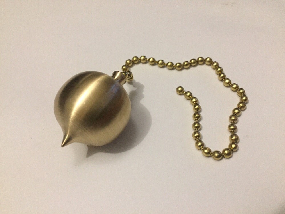 Chambered Pendulum Brass Dowsing Pendulum Handmade Healing Dowsing