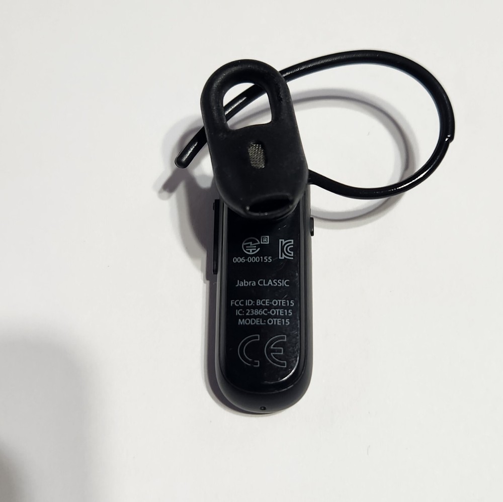 Original Black Jabra Classic Bluetooth Wireless HEADSET ONLY in Bulk Packaging