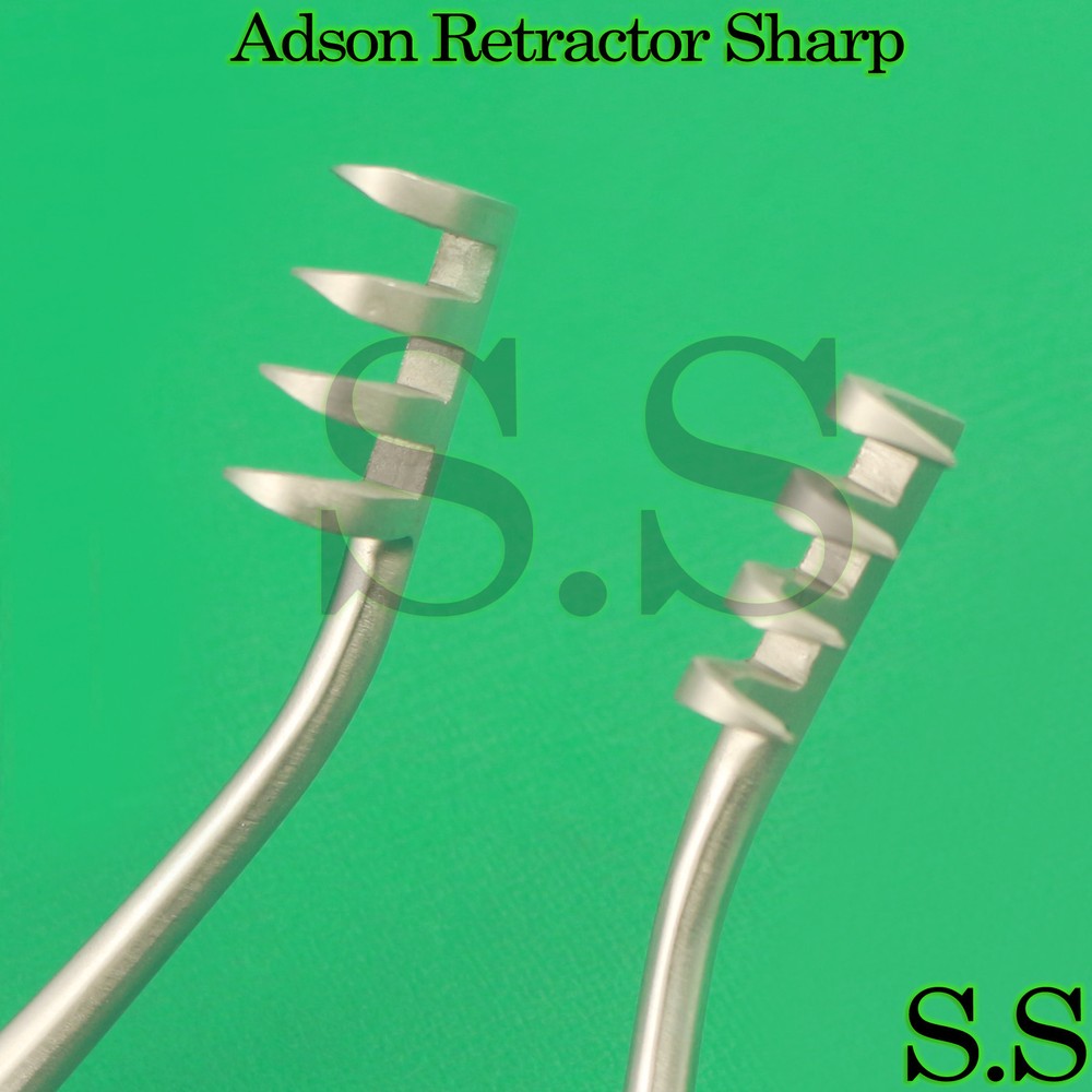 Adson Retractor Sharp Points 4x4 Prong 6" Surgical Instruments