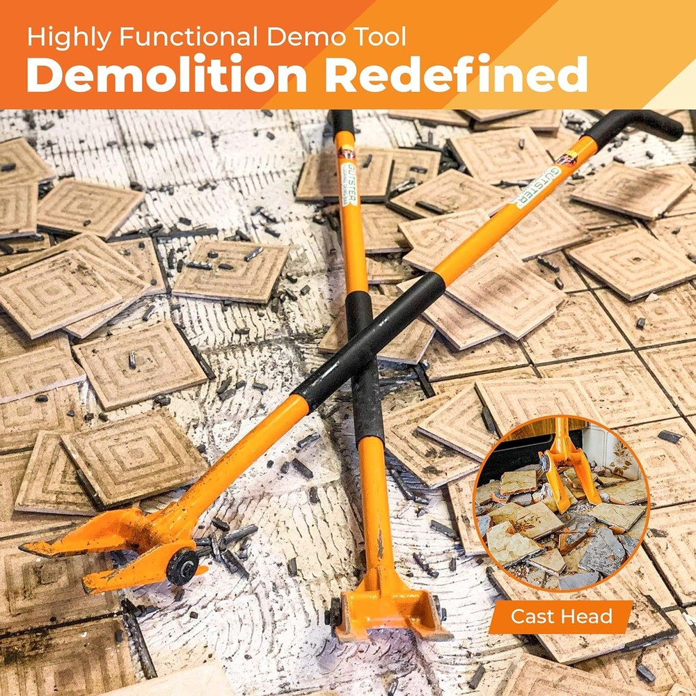 48” Oval Handle Demolition Bar – Ceiling/Wall Demo Bar
