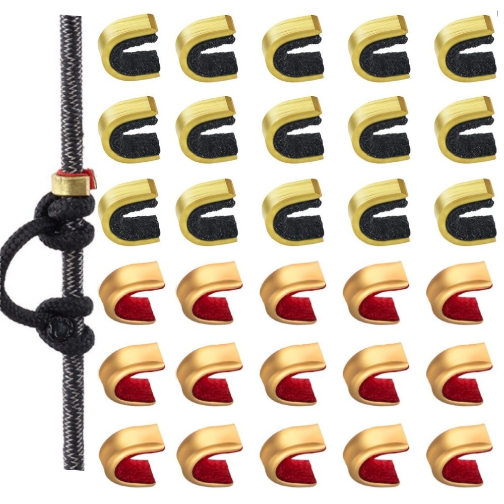 Archery String Nocking Points Bow String Buckle Clips Anti-Slip Position Tool
