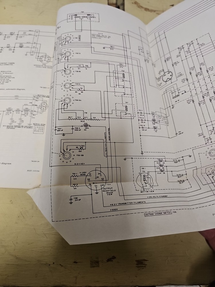 TM 11-263 Tech Manual for GRC-9 Radio Nice Condition