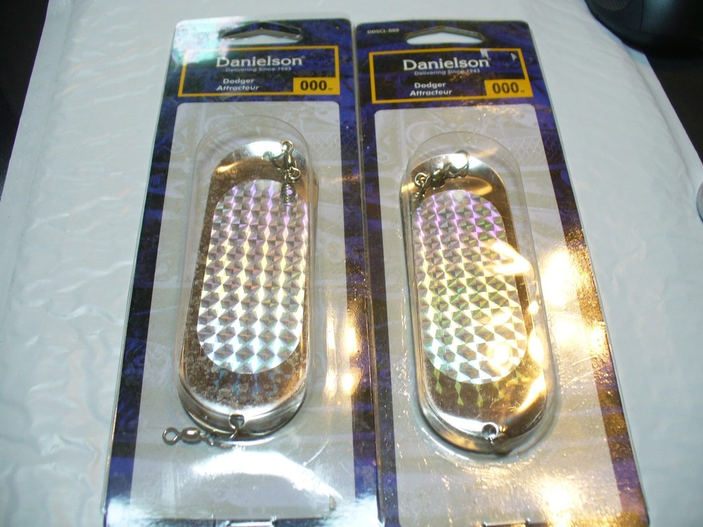 2 PACK Danielson DDSCL-000 Dodger Flasher Silver Scale Size 000 New in Packages