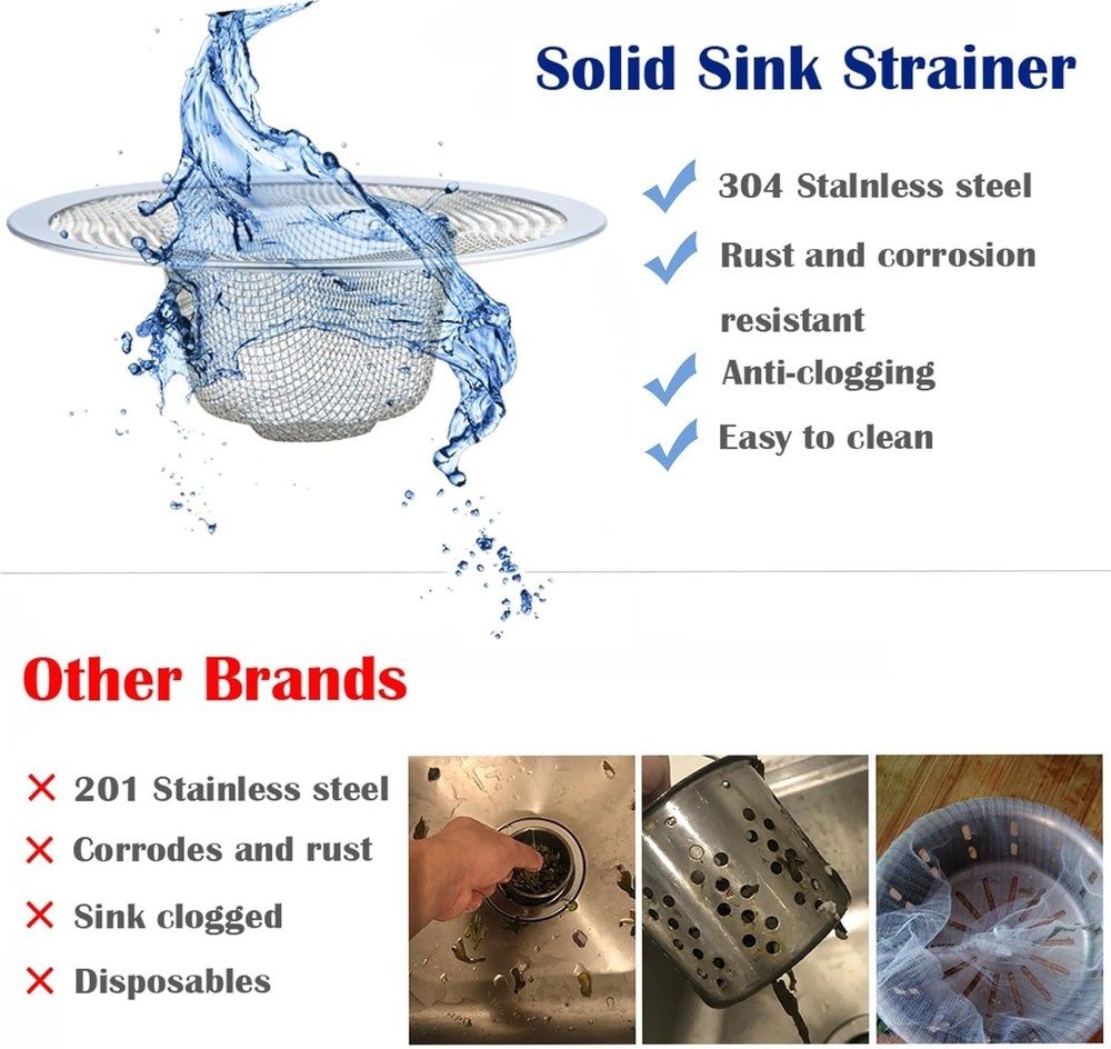 Universal Stainless Steel Floor Drain Filter