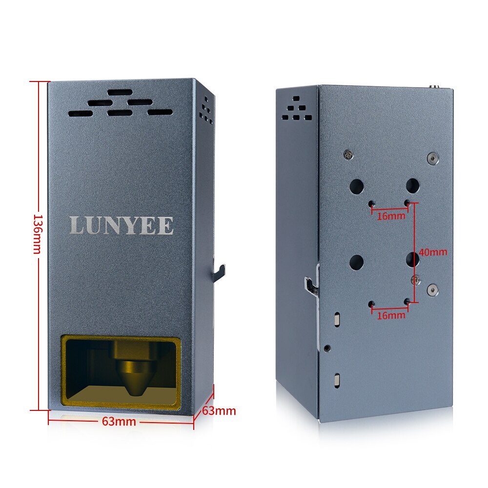 20W 4 Diode Laser Head Laser Module for CNC Router Laser Machine Cutting Tools