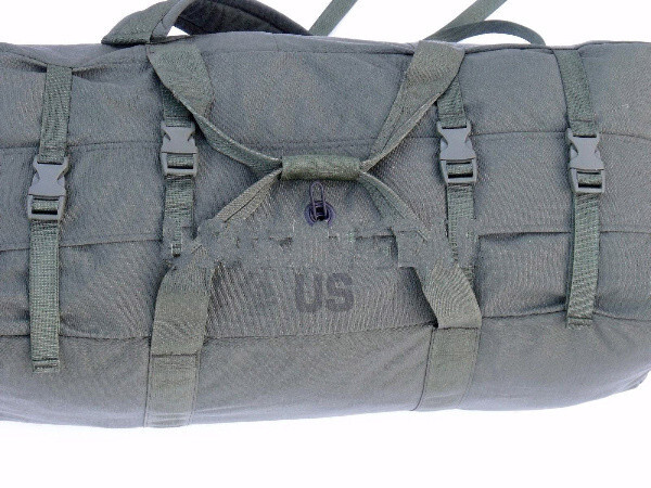 US Military IMPROVED Duffel Bag ZIPPERED Duffle Bag 8465-01-604-6541 NO PAINT