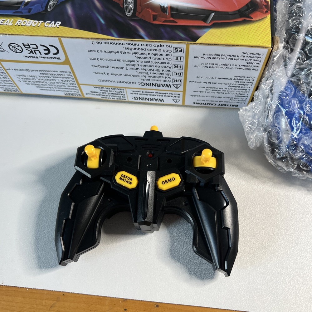 Britik Transforming Robot Remote Control Car 2.4ghz Open Box