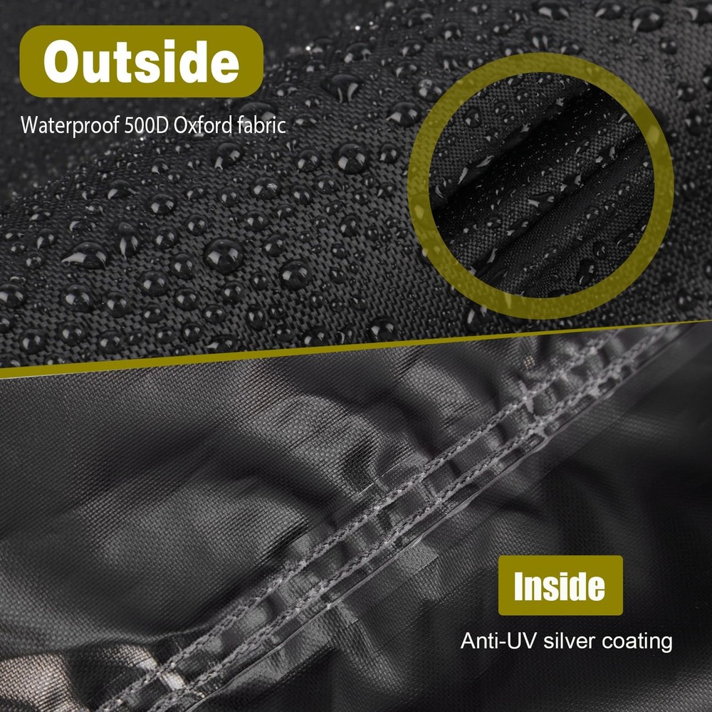 Fire Pit Table Cover for Electactic 20" Square Smokeless Propane Fire Pit Tab...