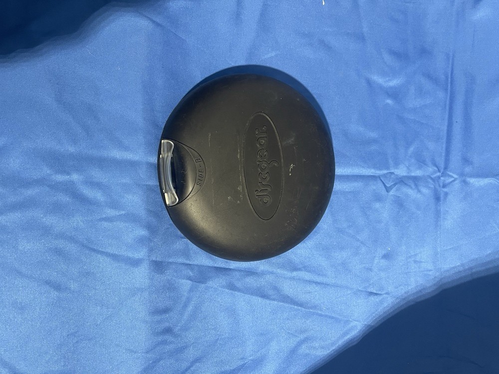 Discgear Black Foldable Plastic CD Wallet Case for CD Storage