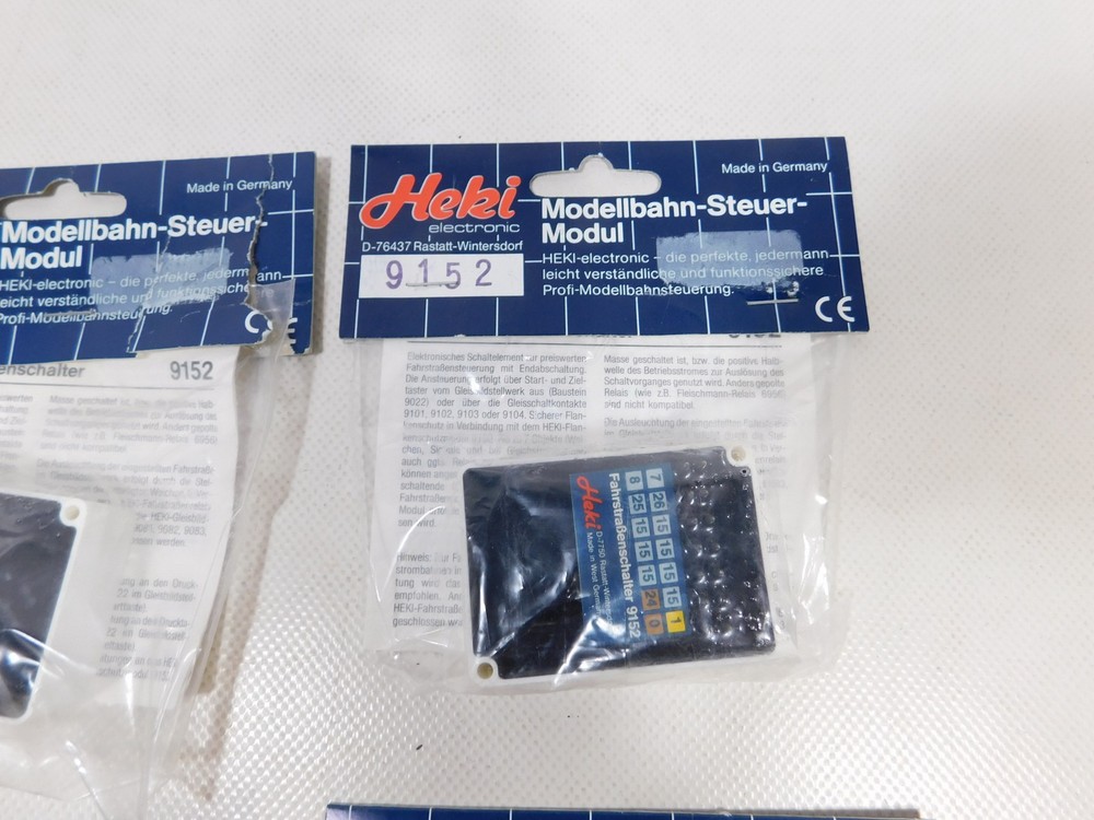 EB59-1# 4X Heki Electronic H0 Etc 9152 Track Switch Control Element Top + Box