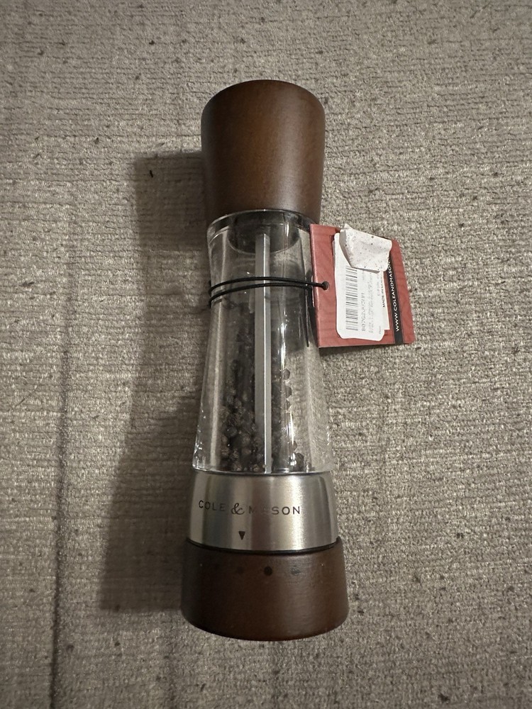 Cole & Mason Gourmet Precision Derwent Forest Wood Refillable Pepper Mill