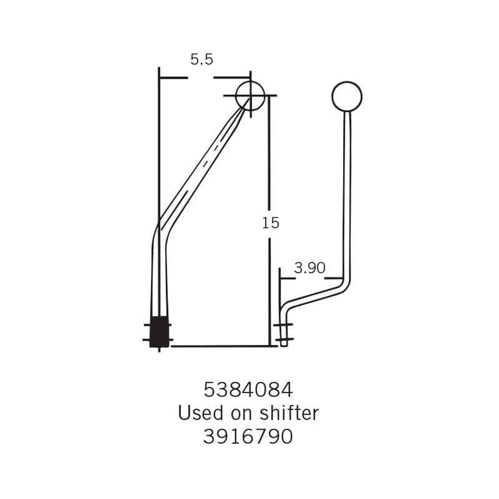 Hurst 5384084 Competition/Plus Shifter Stick