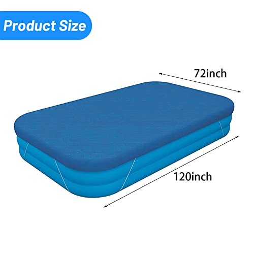 Rectangle Pool Cover, Inflatable Underground Pool Cover Dust and Rainproof