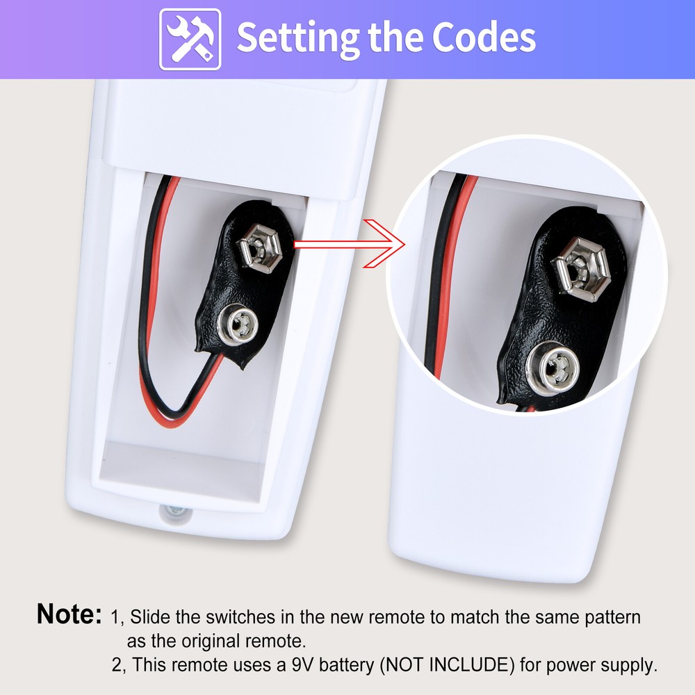 For Hampton Bay Remote Control UC7078T Reverse Button