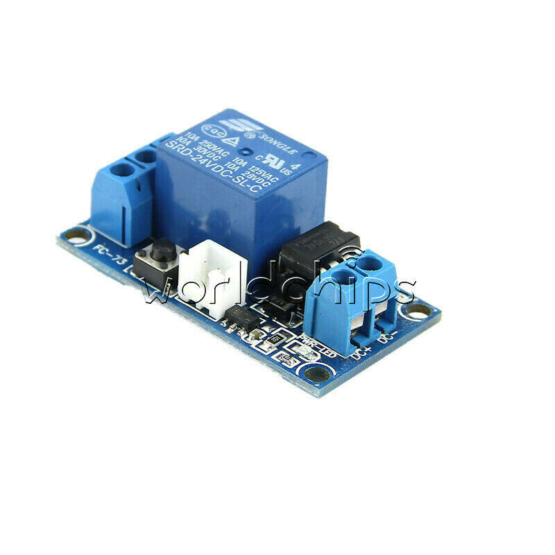 DC 5V/12V/24V 1 Channel Latching Relay Module Touch Bistable Switch MCU Line