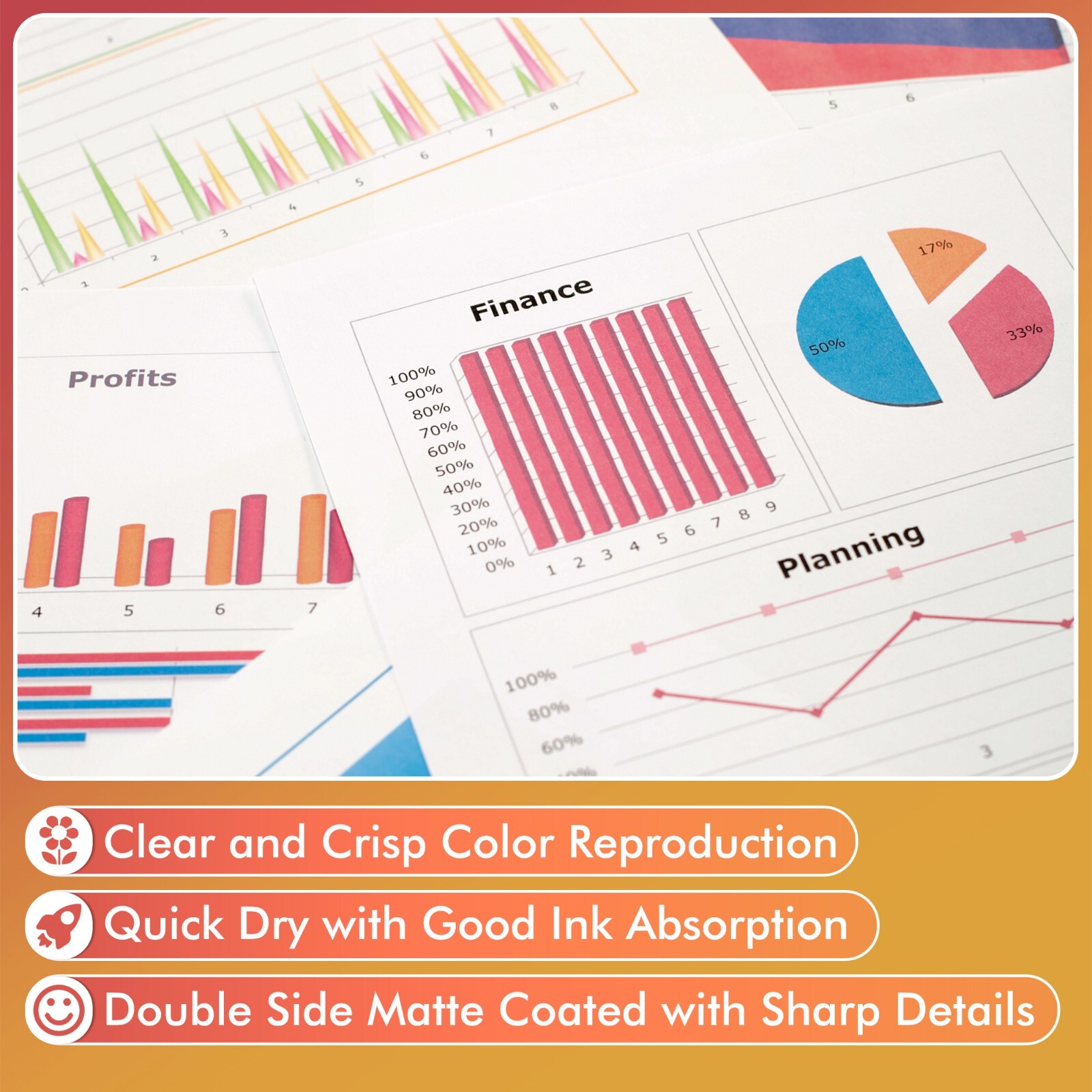 Lot Koala Double Sided Matte Photo Paper 8.5x11 66lb 250gsm Thick Inkjet Printer