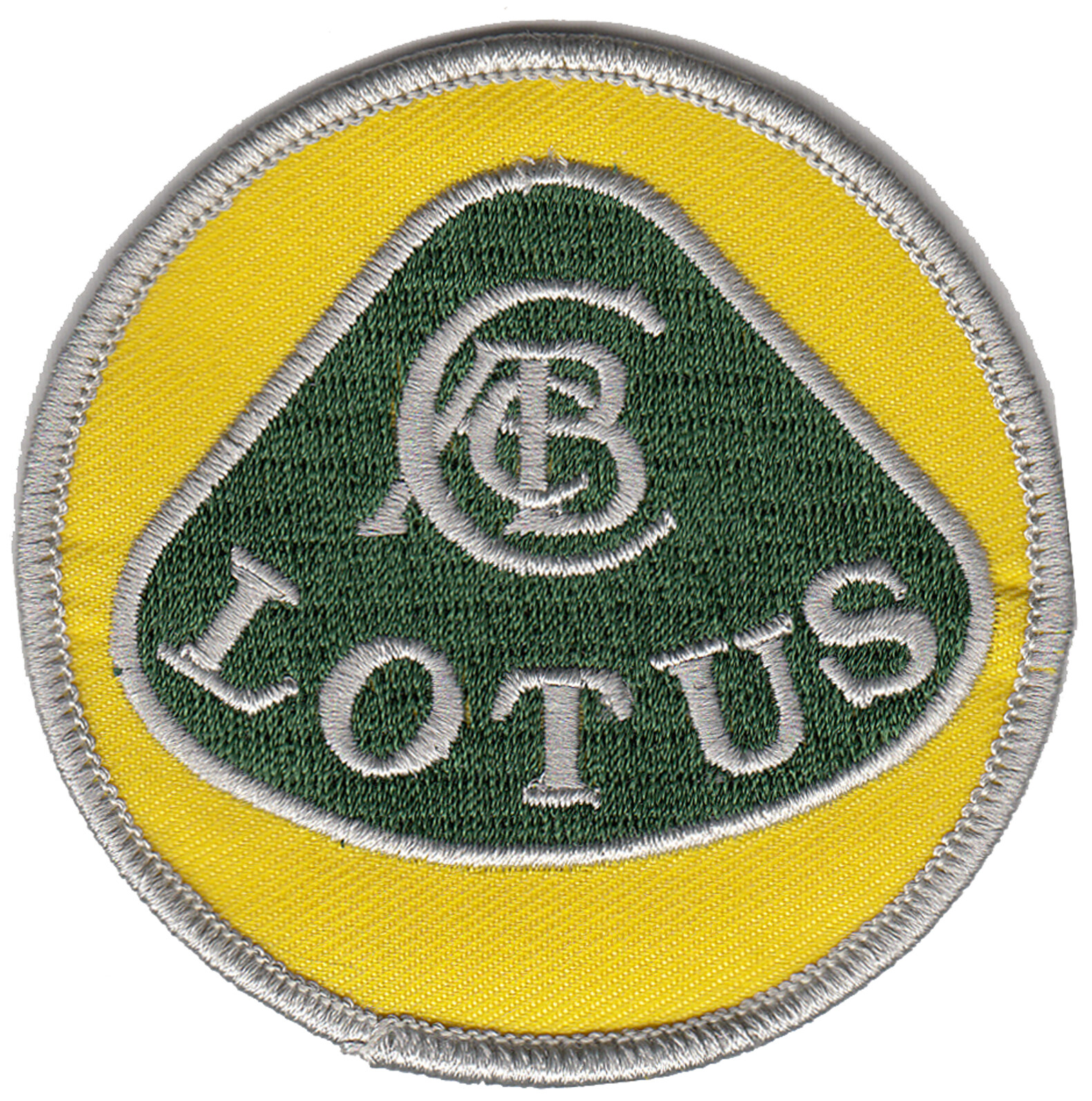 Lotus embroidered patch