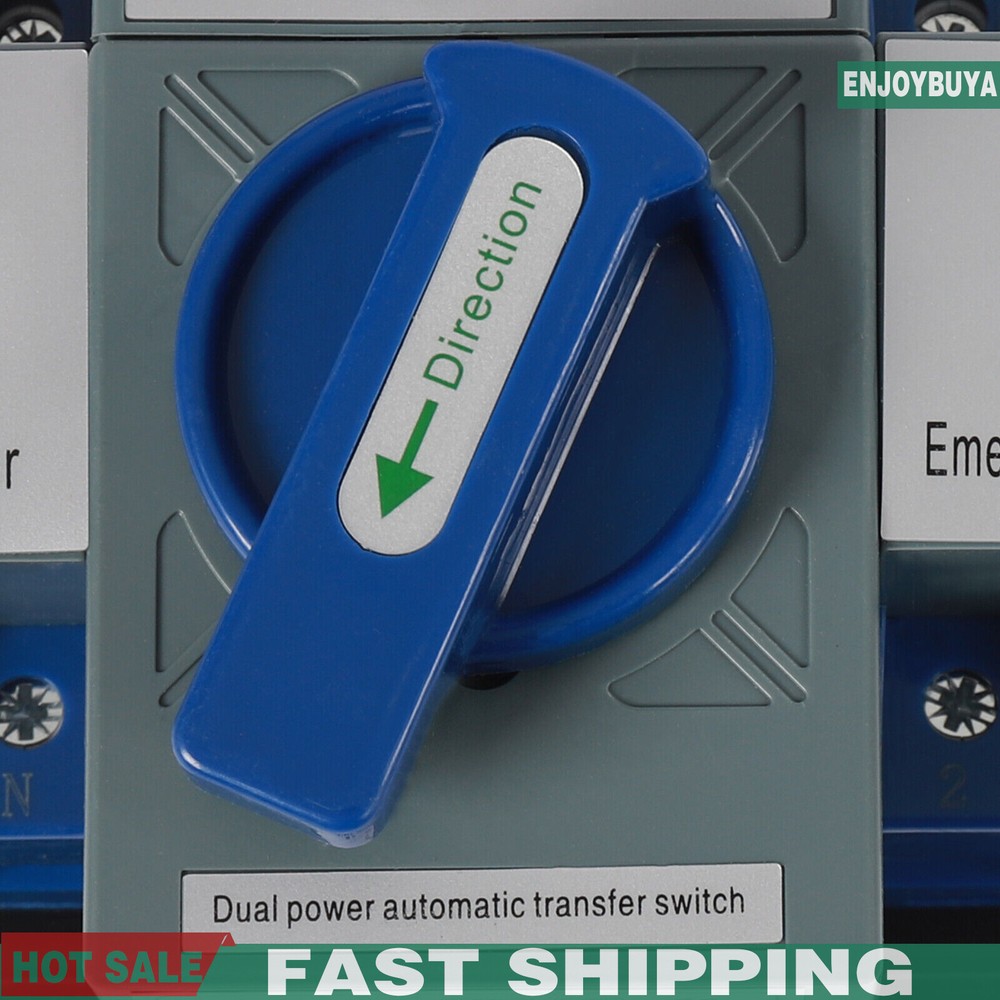 AC110V 2P 63A Mini Dual Power Automatic Transfer Switch Toggle Control Converts