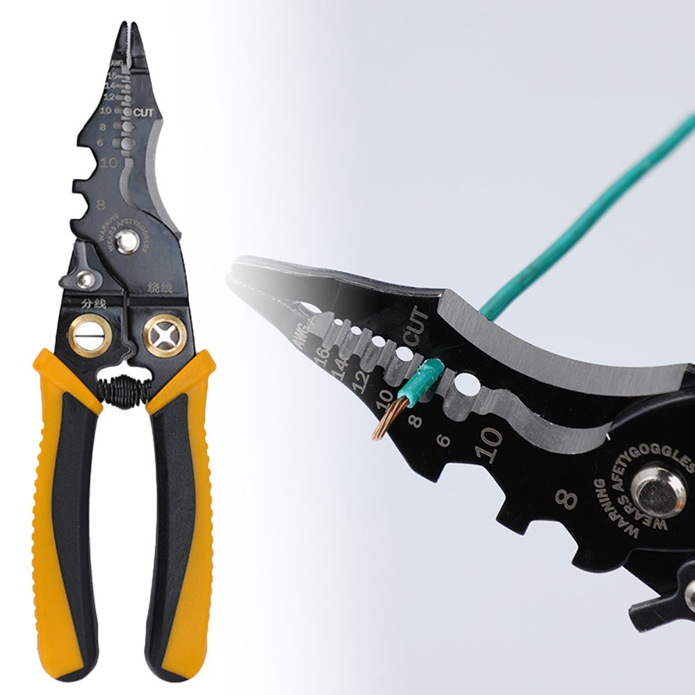 Multifunction Wire Stripper Plier Electric Cable Stripper Crimper Cutter TL
