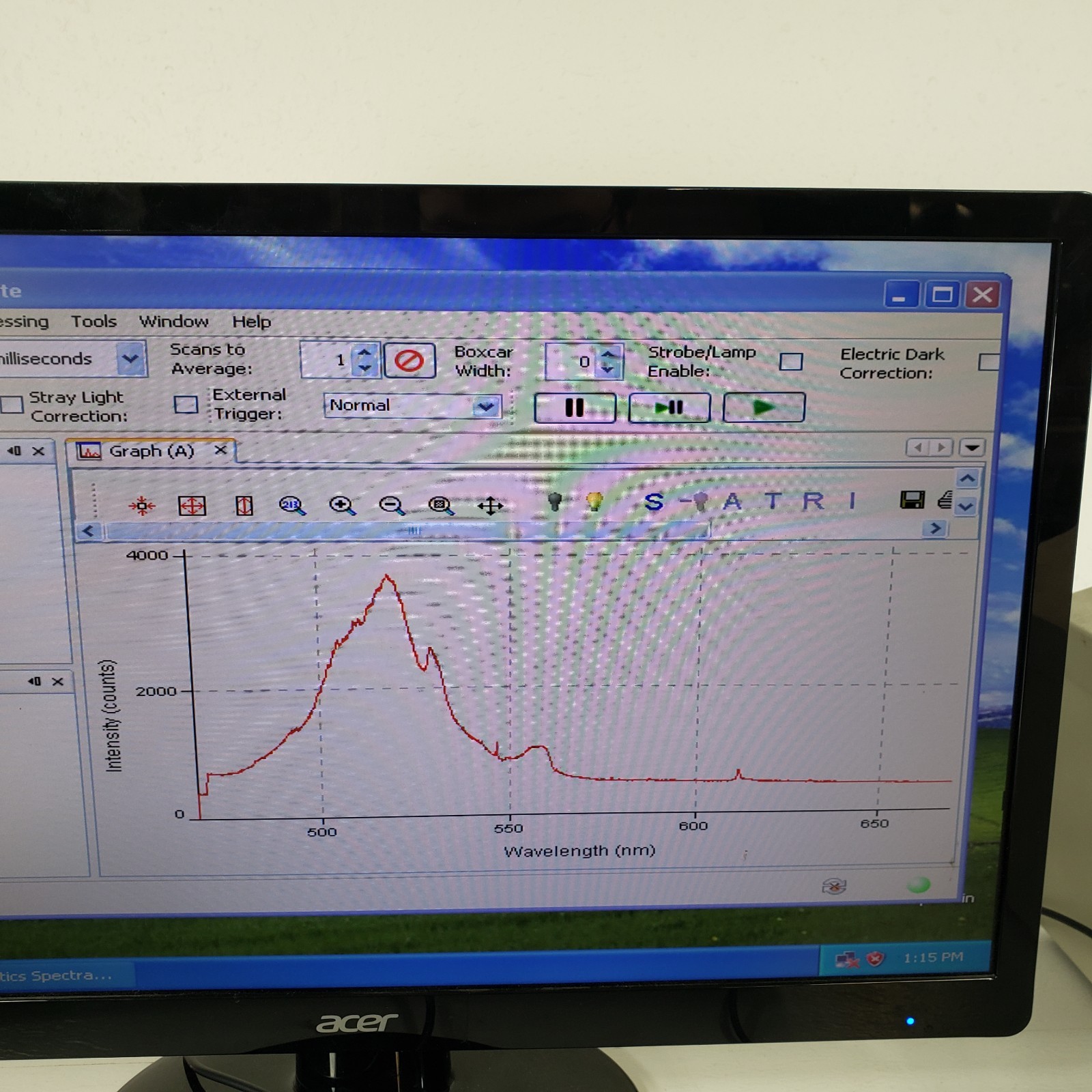 Tested Ocean Optics HR2000 High Resolution Fiber Optic Spectrometer SMA905