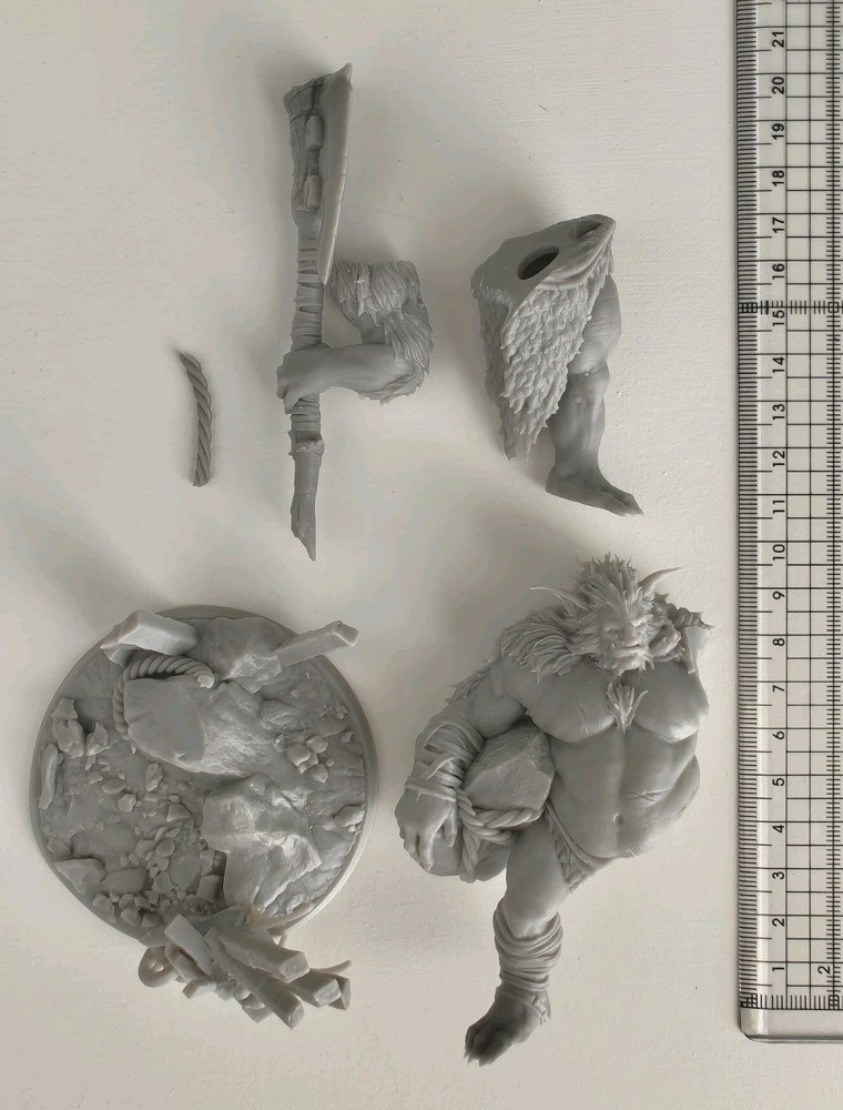 32mm Scale - Ice Troll by Rescale Miniatures | D&D | DnD | 3D Printed