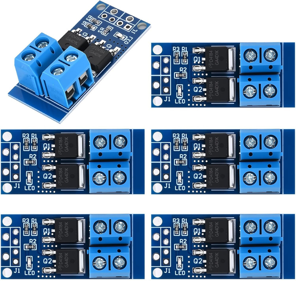 6PCS Dual High-Power MOSFET Trigger Switch Drive Module 0-20Khz PWM Adjustment E