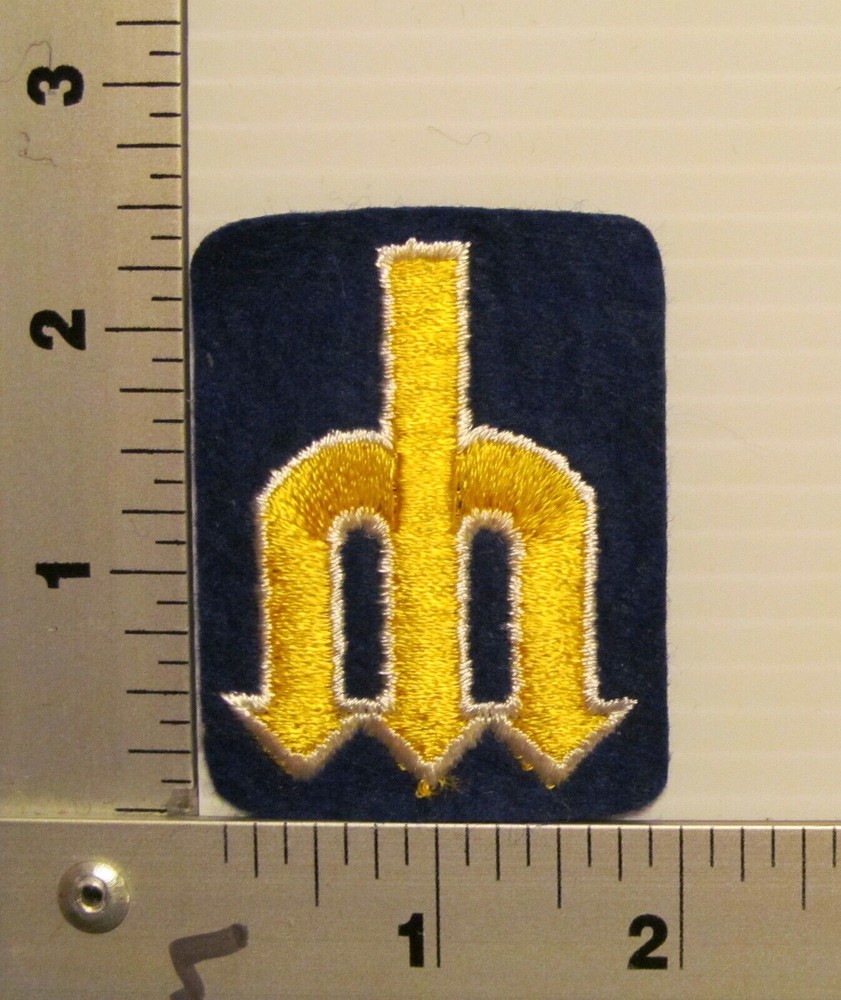1980's SEATTLE MARINERS VINTAGE PATCH MLB BASEBALL 3 PCS PATCH LOT
