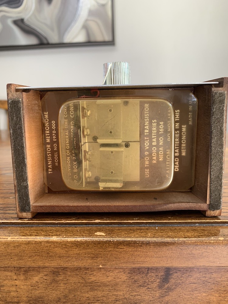Vintage Seth Thomas Transistor Metronome E970-000 Read