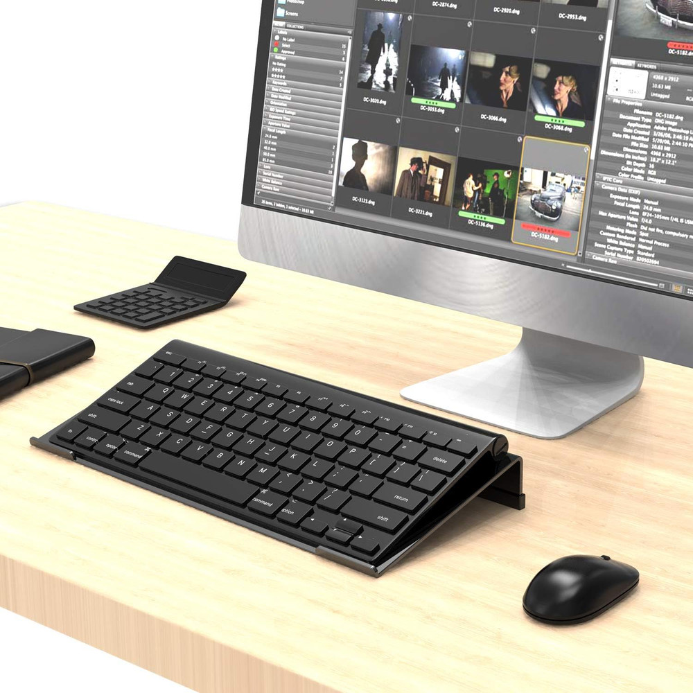 Mini Computer Keyboard Stand-11.8'' X 5.1''-Small Computer Keyboard Tray Acrylic