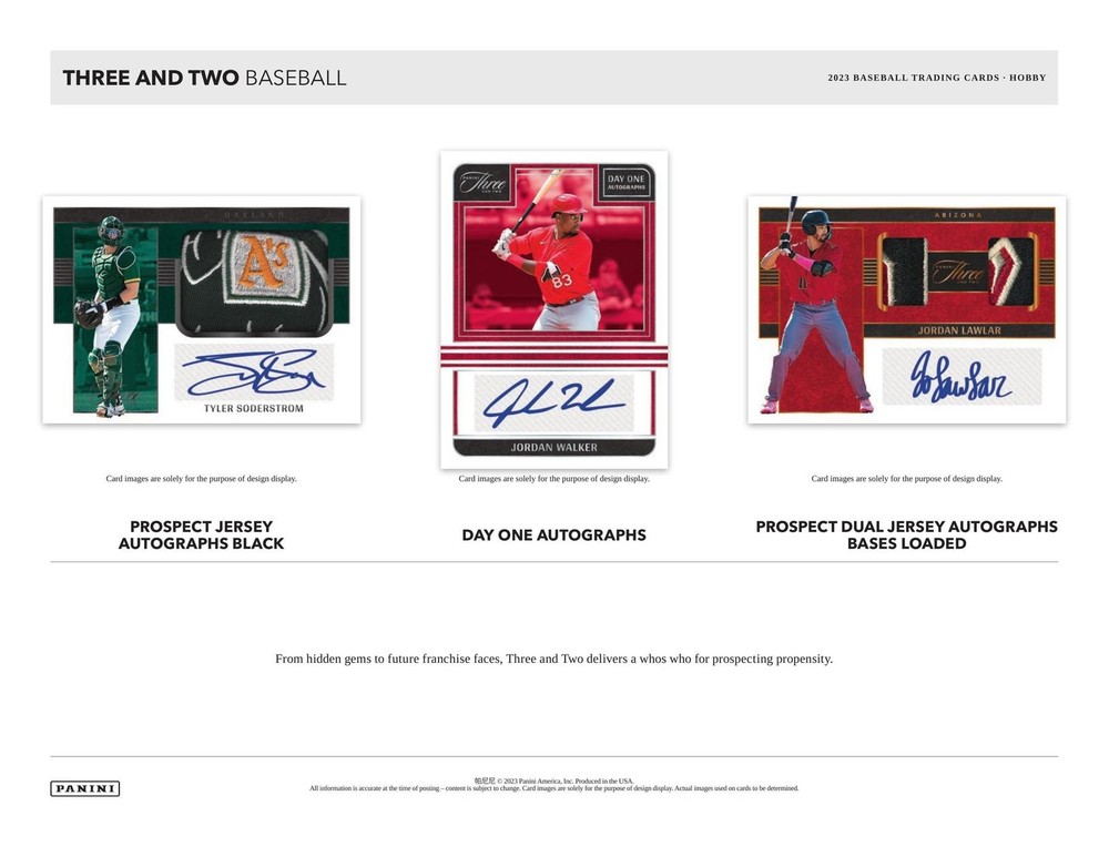 2023 PANINI THREE AND TWO BASEBALL HOBBY BOX