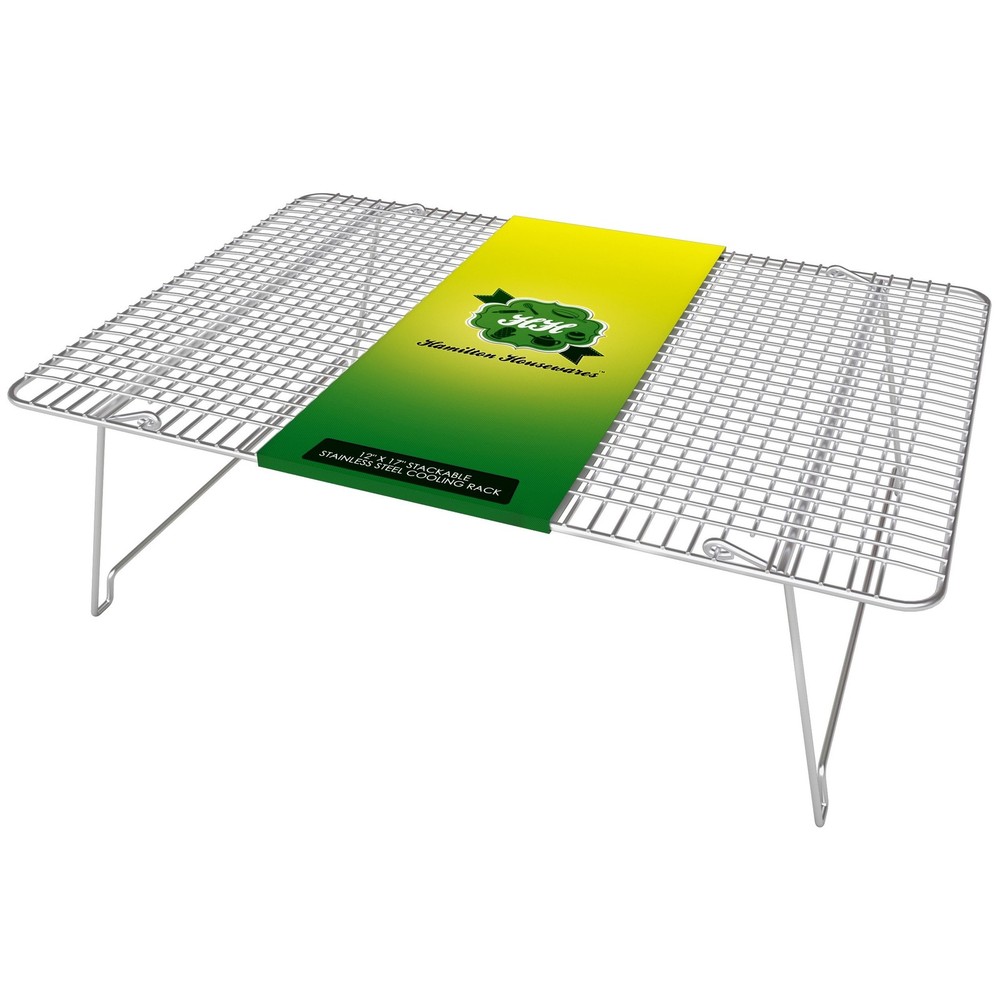 Stackable Stainless Steel Wire Half Sheet Cooling Rack(12"x17") - with Collap...