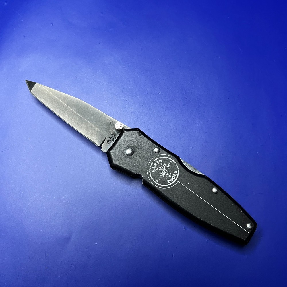 Klein Tools 44052BLK Tanto Lockback Knife