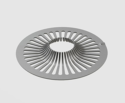 Ebbe E4806-PS E4400 Grate Polished Stainless & Drain Riser w/ T-Puller Hair Trap