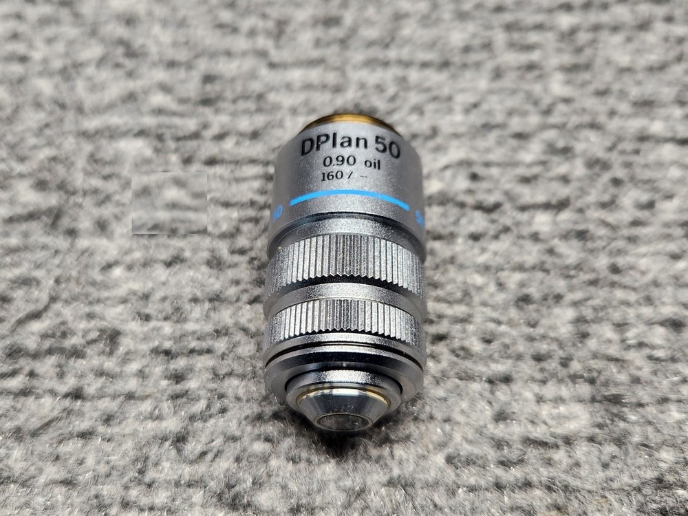 Olympus DPlan 50 0.90 oil 160/~ Microscope Objective Lens for Olympus Microscope