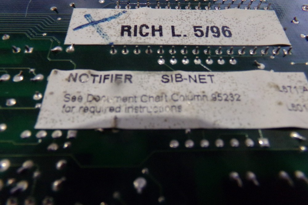 Notifier Model: SIB-NET Serial Interface Board.