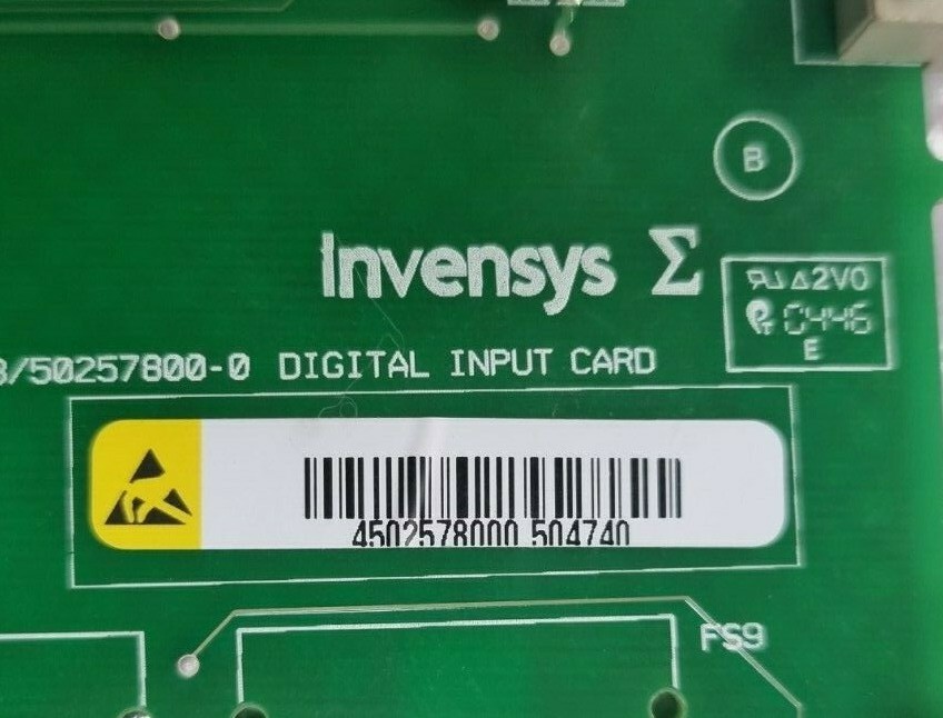 INVENSYS BAS3354 DIGITAL INPUT CARD (R2S6.4B2)