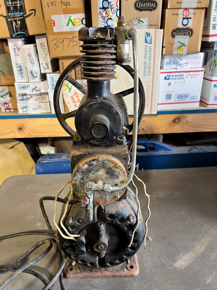 Antique 1917 Ritter Model A Dental Air Pump Compressor UNTESTED