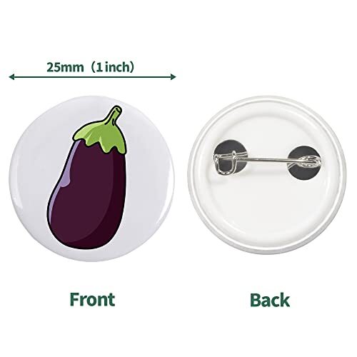 300 Sets 25mm/1 inch Button Supplies Button Parts for Button Maker Machine 25...