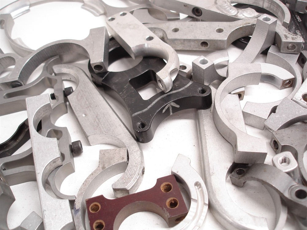 BULK 138pcs BILLET ASSORTED FIREBOTTLE / HARD LINE MOUNTING BRACKETS CLAMPS