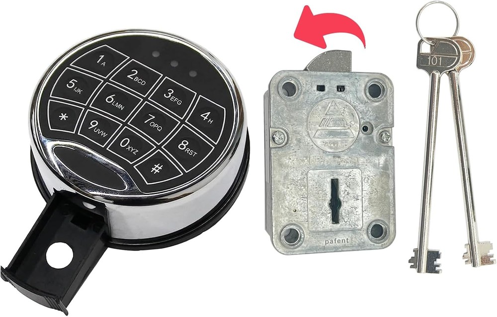 Gun Safe Lock Replacement Time Delay Safe Lock Left Swing Bolt Electronic Lock