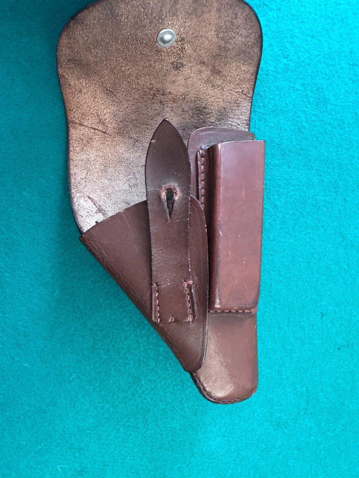 Walther PPK Holster German 1941 Date Brown Leather Original GUN IS NOT INCLUDED!