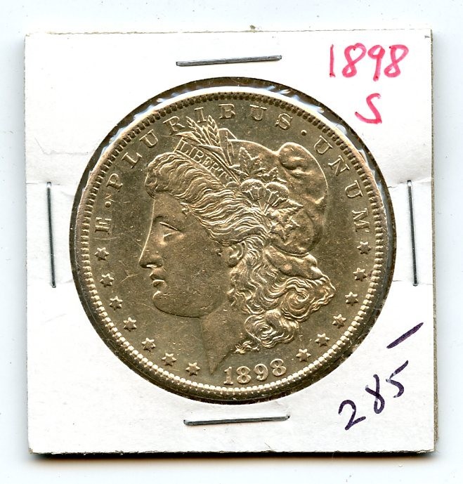 1898-S $1 Morgan Silver Dollar - MC594