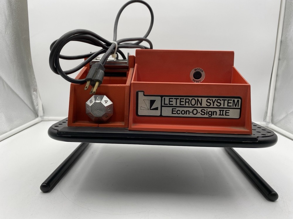 Leteron System SIGN MAKER MACHINE Econ-O-Sign II E