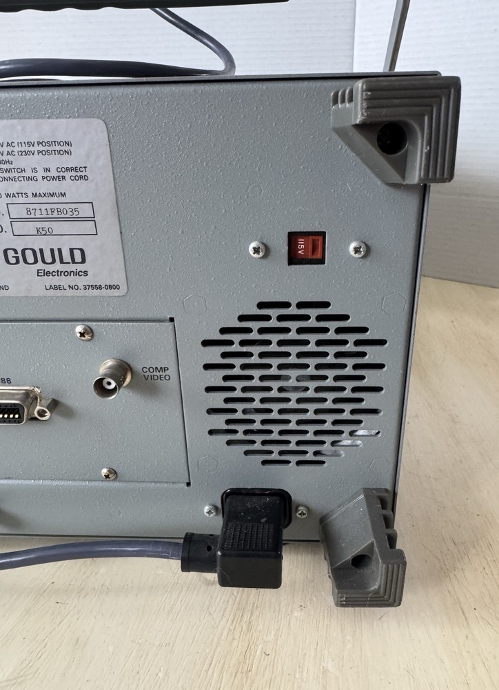Gould K-50 Logic Analyzer Model 8711FB035 General Purpose Powers On (Untested)
