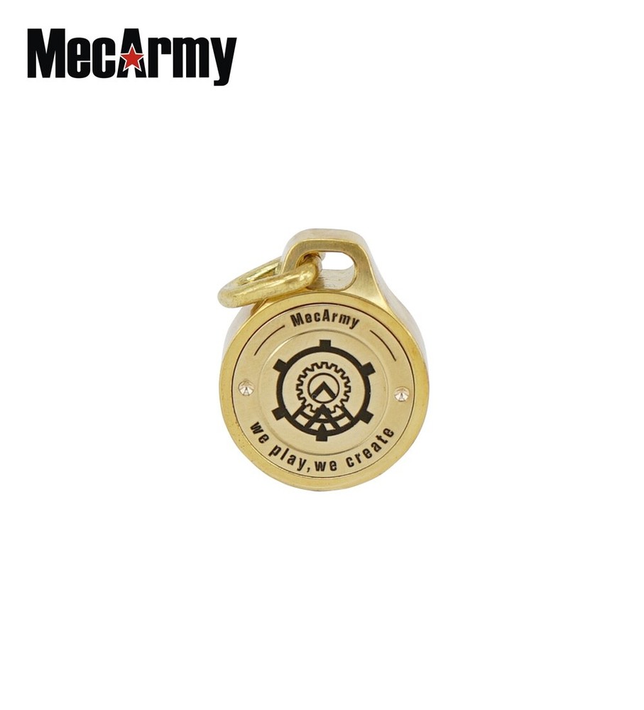 MecArmy Keychain Compass CMP brass used with scratch