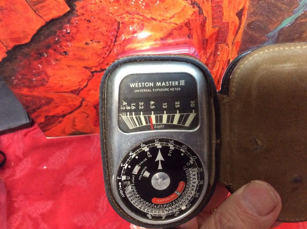 Weston Master III Model 737 Leather Case Universal Exposure Meter