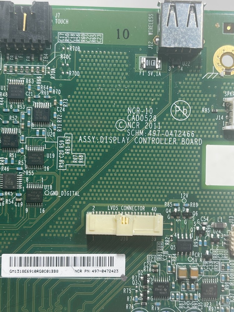 NCR 497-0472423 LCD DISPLAY CONTROLLER BOARD
