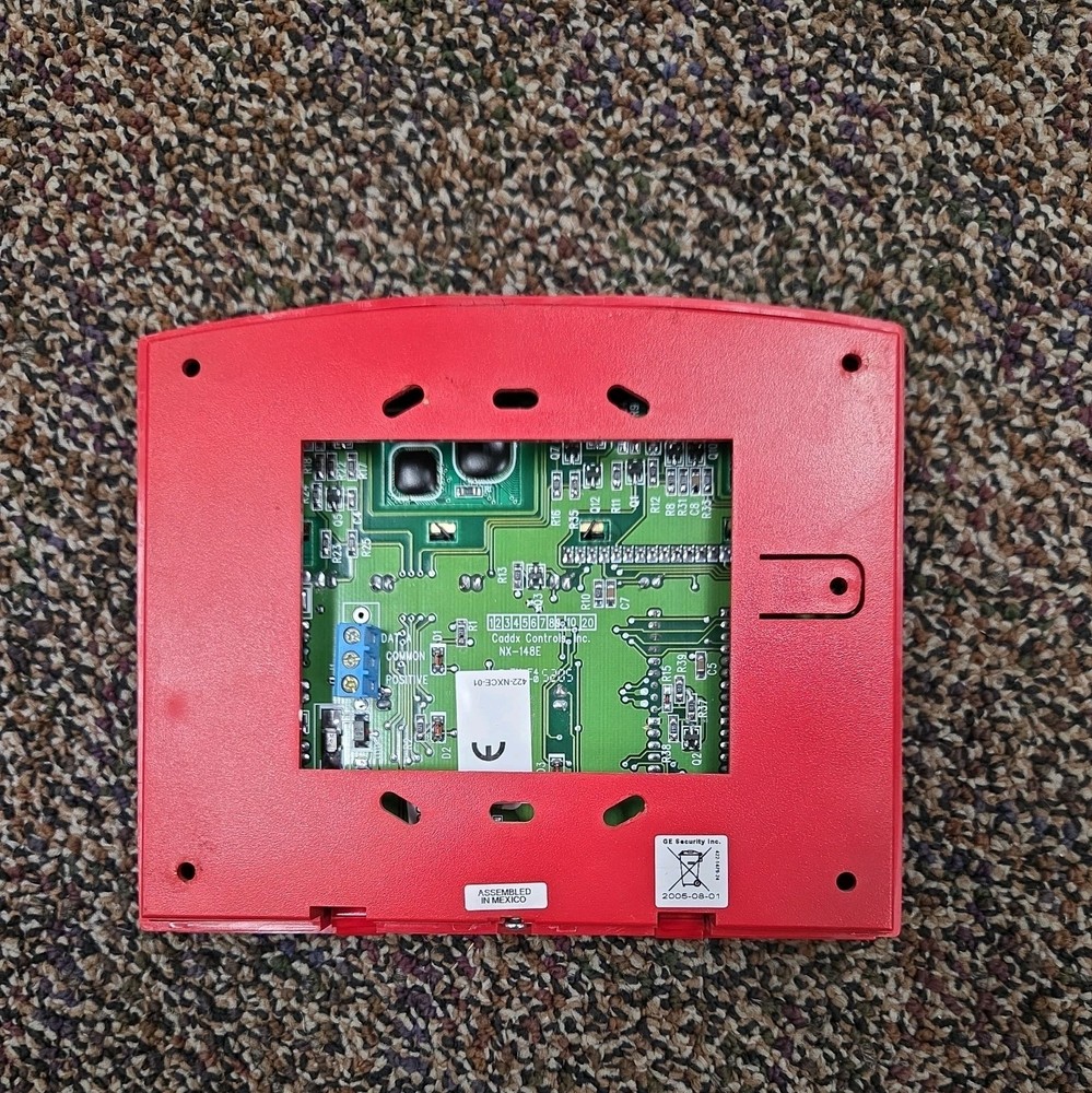 CADDX GE Security Interlogix NX-148E CF LCD Red Keypad