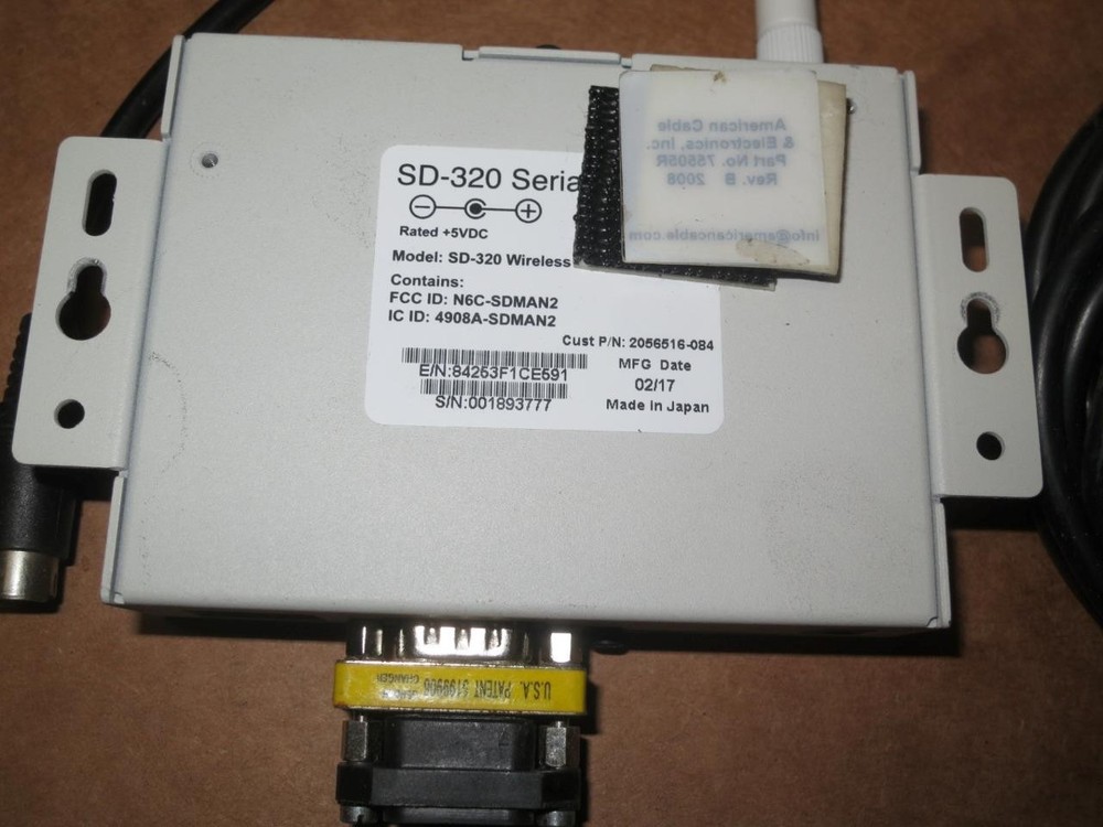 SILEX SD-320 SERIAL SERVER GE MAC 5000 / 5500 WiFi